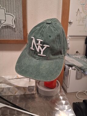 Unbranded Green NY Embroidered Baseball Cap